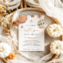 Fall Baby Shower | Little Cutie Paj