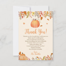 Fall Baby Shower - tackkort Tack Kort