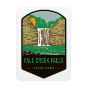 Fall Bäck Falls State Park Magnet