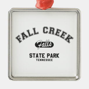 Fall Bäck Falls State Park, Tennessee Julgransprydnad Metall