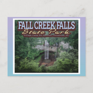 FALL BÄCK FALLS STATE PARK - TENNESSEE USA VYKORT