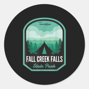 Fall Bäck Falls State Park Tn Camping Runt Klistermärke