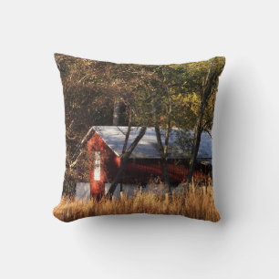 Fall Barn i Central Maryland Kudde