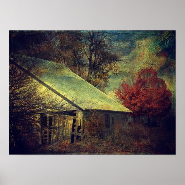 Fall Barn Poster (Framsidan)