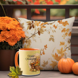Fall Basket, Blommor, Pumpkins, Thanksgiving av ma Mugg