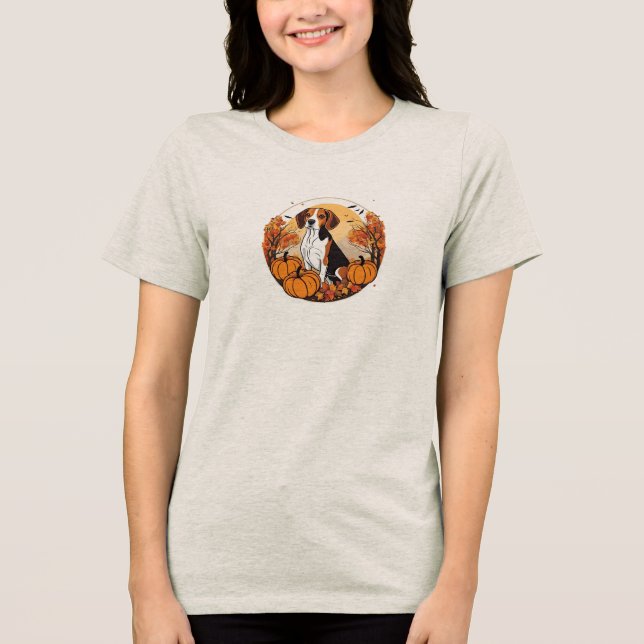 Fall Beagle t-Shirt (Framsida)
