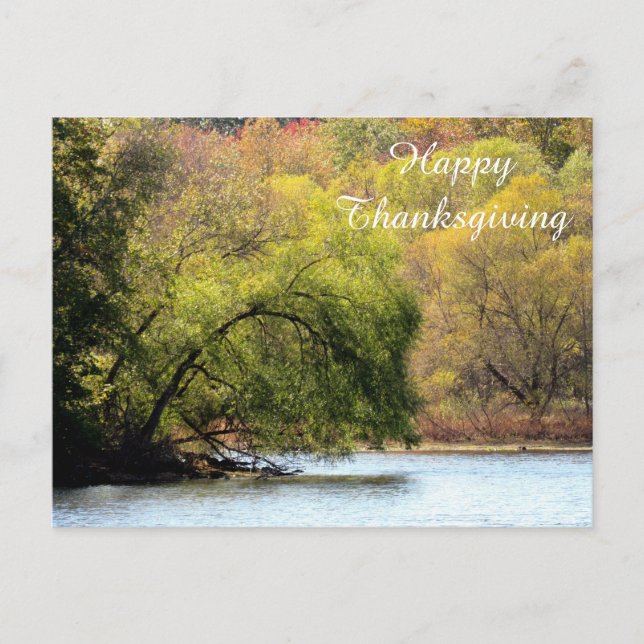 Fall Beauty NJ - Thanksgiving Postcard Helg Vykort (Framsida)