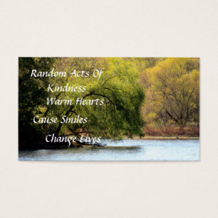 Fall Beauty Random Acts of Kindness Cards Visitkort