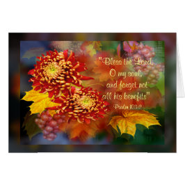 Fall Beauty ~ Scripture Card nr 2 Hälsningskort