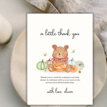 Fall Bee Cutie Pumpkin Paj Nalle Baby Shower