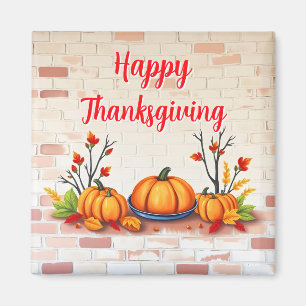Fall Benice Popular Happy thanksgiving Magnet
