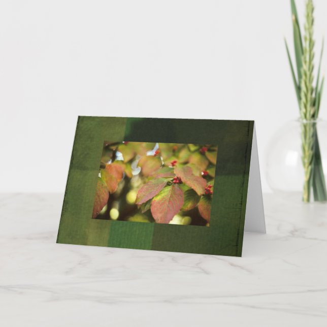 Fall Berries notecard Kort (Framsida)