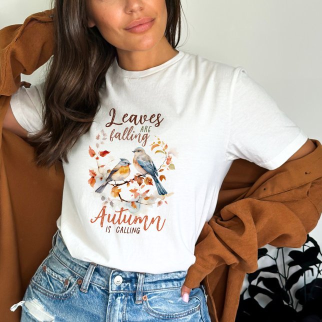 Fall Birds Quote T Shirt (Skapare uppladdad)