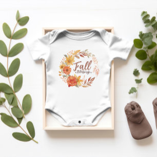 Fall Blesser, Fall Vibe Baby Shirt, Thanksgiving T Shirt