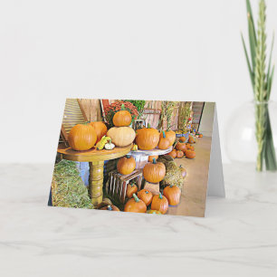 Fall Blesses-Visning-kort för hopfällning av Pumpk Kort