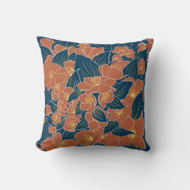 Fall Blommigt Dekorativ kudde - Mysigt Fall Decor