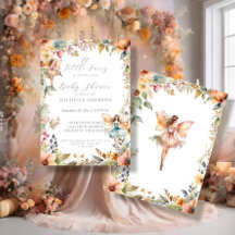 Fall Blommigt Enchanted Fairy Daisy Girl Baby Show
