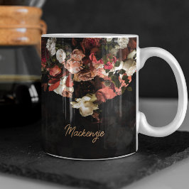 Fall Blommigt Fantasy Kaffemugg