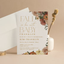 Fall Blommigt i Kärlek babydusch