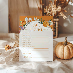 Fall blommigt Little pumpkin önskemål för baby-kor