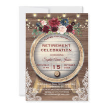 Fall Blommigt Vin Barrel Vineyard Pension Party