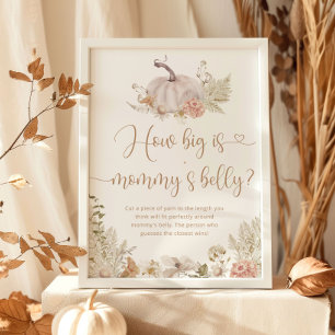 Fall boho hur stort är mamma Blocky-spelet poster? Poster