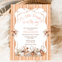 Fall Boho Pumpkin Baby Shower