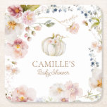 Fall Boho Pumpkin Baby Shower Underlägg Papper Kvadrat<br><div class="desc">Dessa berömvärda Boho Fall Pumpkin Girl Baby Shower Pappra Underlägg kommer med glädje att fånga säsongens anda. Med charmerande pumpformgivning och en boho touch. Perfekt för hett av kakao,  äppelcider eller pumpkryddsmattor! Låt oss göra din babydusch oförglömlig! För matchande objekt i vår Boho-fallande babyvisa samling.</div>