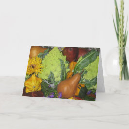 Fall Bouquet--märkt gratulationskort Tack Kort