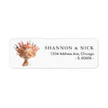 Fall Bouquet-Returetiketter