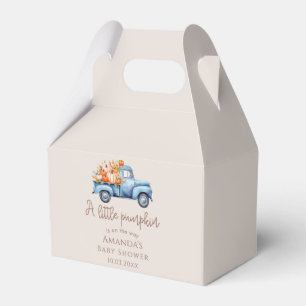Fall Boy Shower Blue Pumpkin Lastbil Presentaskar