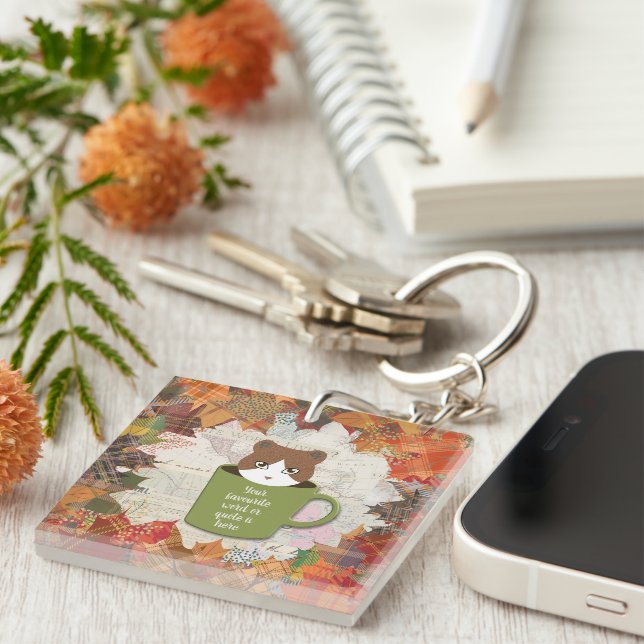 Fall Break Cat Acrylic (Högra Framsidan)