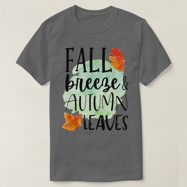 Fall Breeze Höst löv 1 T Shirt (Design framsida)