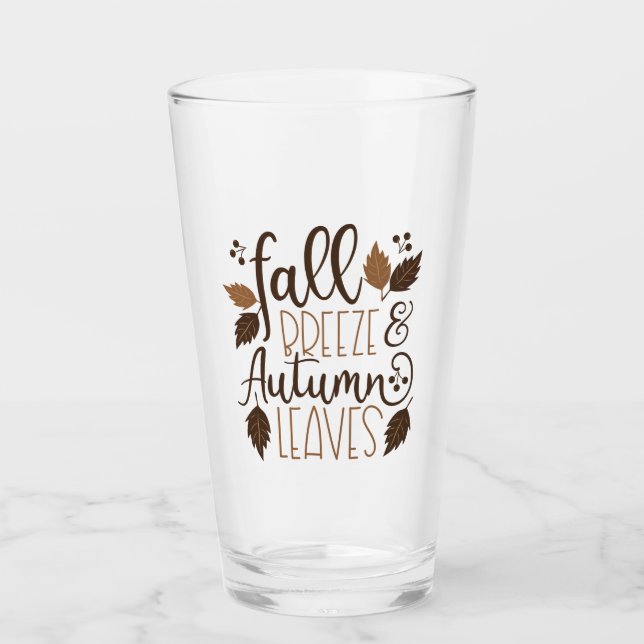 Fall Breeze Höst löv Glaskopp (Framsida)