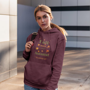 Fall Breeze och Höst löv Design T Shirt