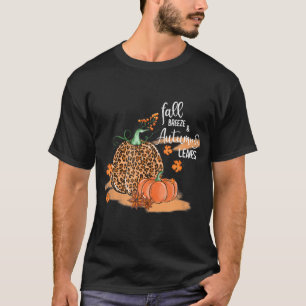 Fall Breeze och Höst löv Pumpkin Spice T Shirt