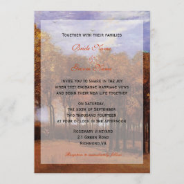 Fall bröllopsinbjudningar från brud och stam inbjudningar