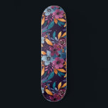 Fall Burgundy Navy Mustard Watercolor Flowers Art Mini Skateboard Bräda 18,5 Cm<br><div class="desc">Denna elegant och mönster är perfekt för trendiget och snyggten. Den har en handmålad burgundröd bärburgunja, marinblå, senapsblå gult, grönt och klassiskt blått vattenfärgsfall och höst, blommor och löv bouquet mönster ovanpå en enkel lila burgundy bakgrund. Det är ett konstnärligt, modernt, land, söt, unikt och trendig. Stilisera med den här...</div>