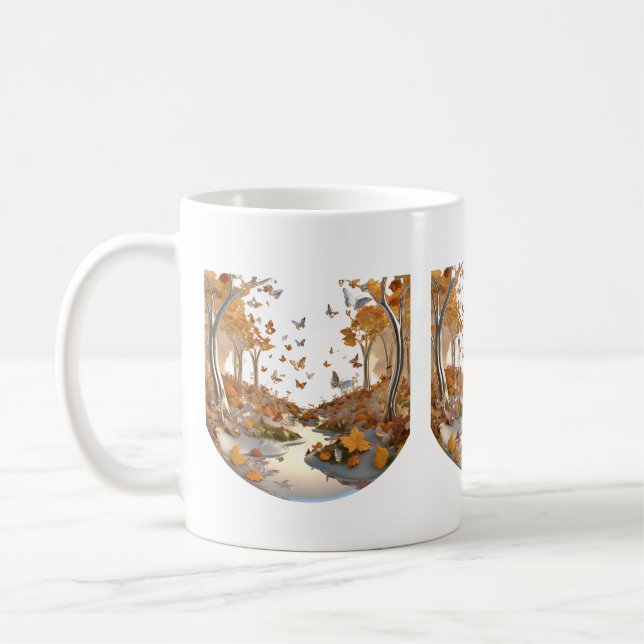 Fall Butterflies Kaffemugg (Vänster)