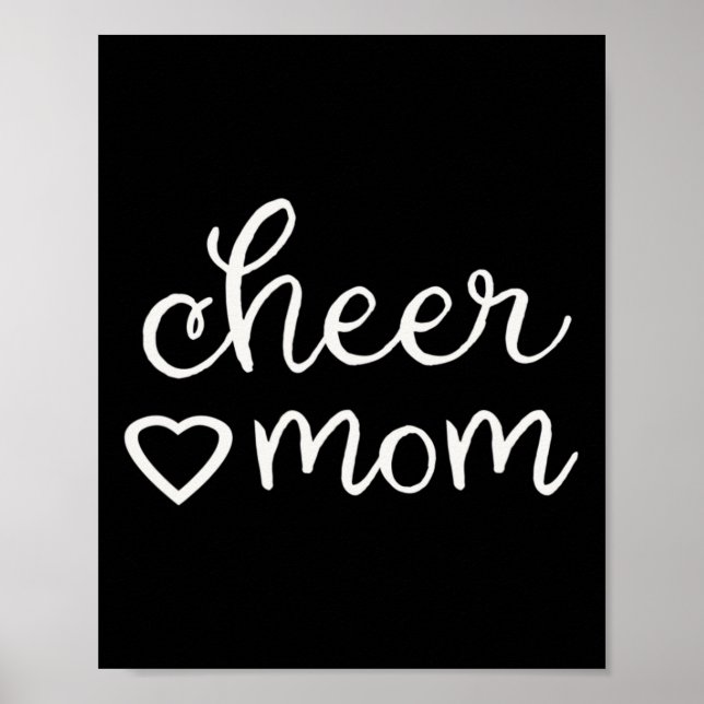 Fall Cheer Mamma Cheerledande Cheerledare Mamma Mo Poster (Framsidan)