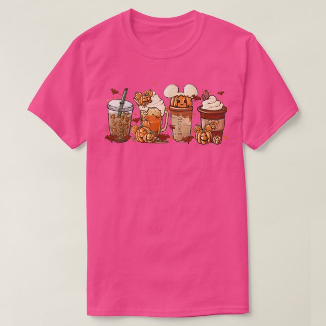 Fall Coffee Pumpkin Latte Autumn Pumpkin Spice T Shirt (Design framsida)