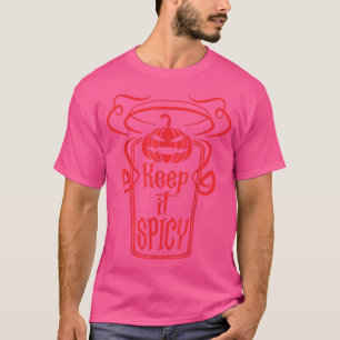 Fall Coffee Pumpkin Spice, Behålla It Spicy, Latte T Shirt