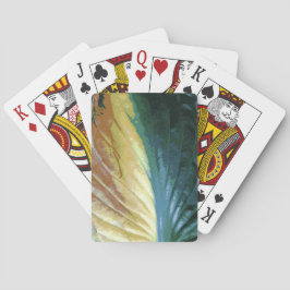 Fall Colorful Löv Photo, Grönt Gult Brown Färg Casinokort