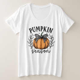 Fall Coquette Pumpkin Season T Shirt