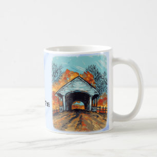 Fall Covered Bridge Kaffemugg