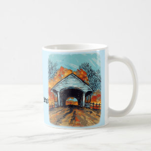 Fall Covered Bridge Kaffemugg