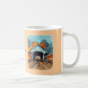 Fall Covered Bridge mugg