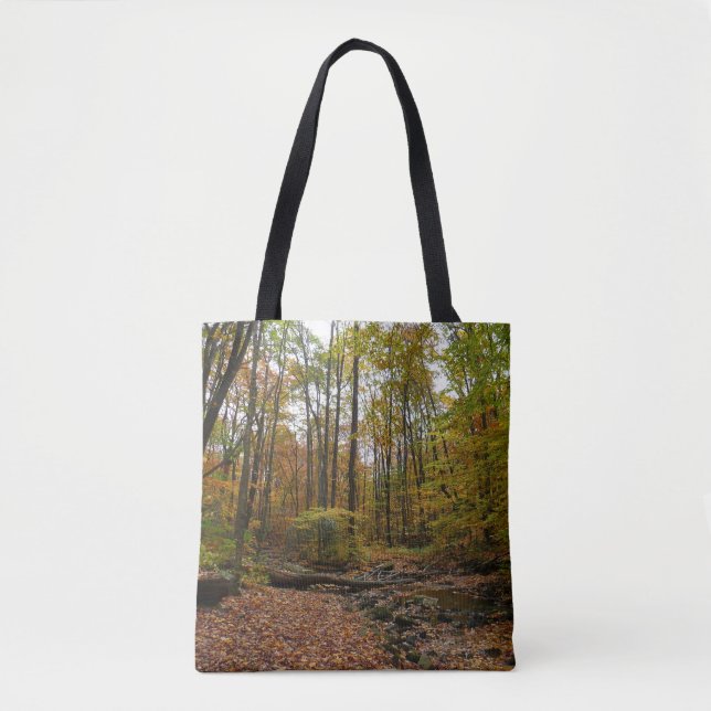Fall Creek vid Laurel Hill State Park Pennsylvania Tygkasse (Framsida)