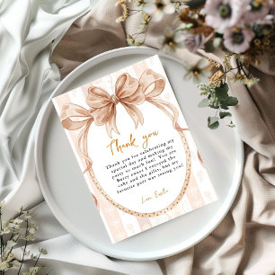 Fall cutie Paj Baby Shower Tack för ditt kort