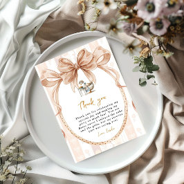 Fall cutie Paj Baby Shower Tack för ditt kort